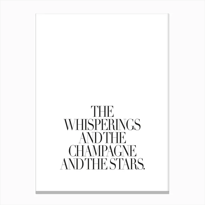 The Whisperings Canvas Print by Honeymoon Hotel