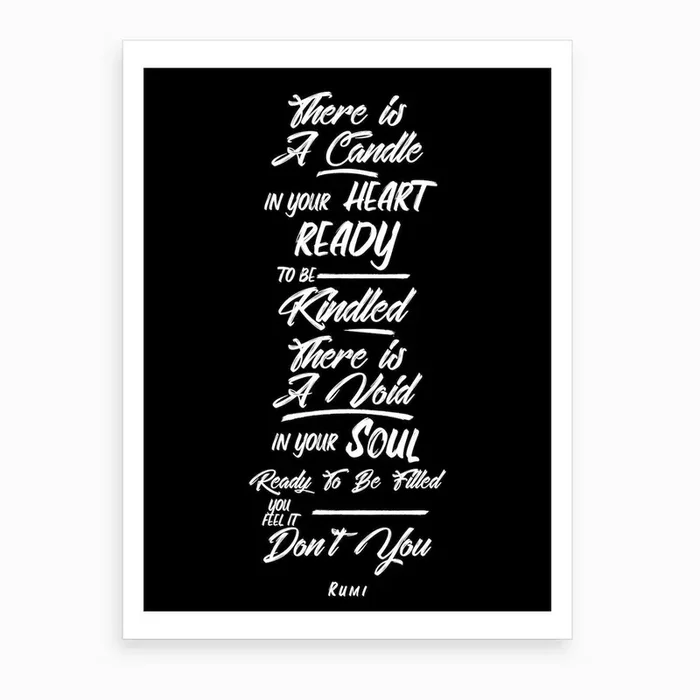 There Is A Candle In Your Heart 2 Art Print by Studio Grafiikka