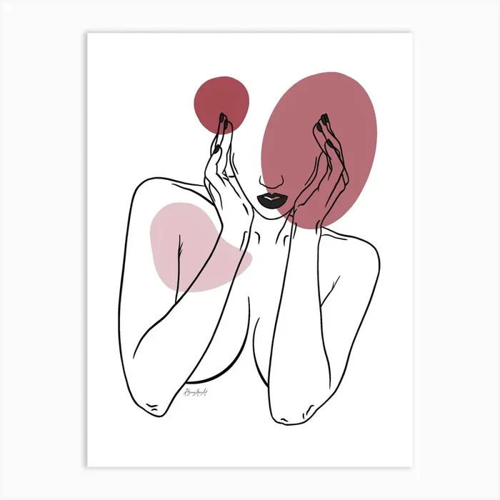 Thoughts Art Print by Briony Alicia Art