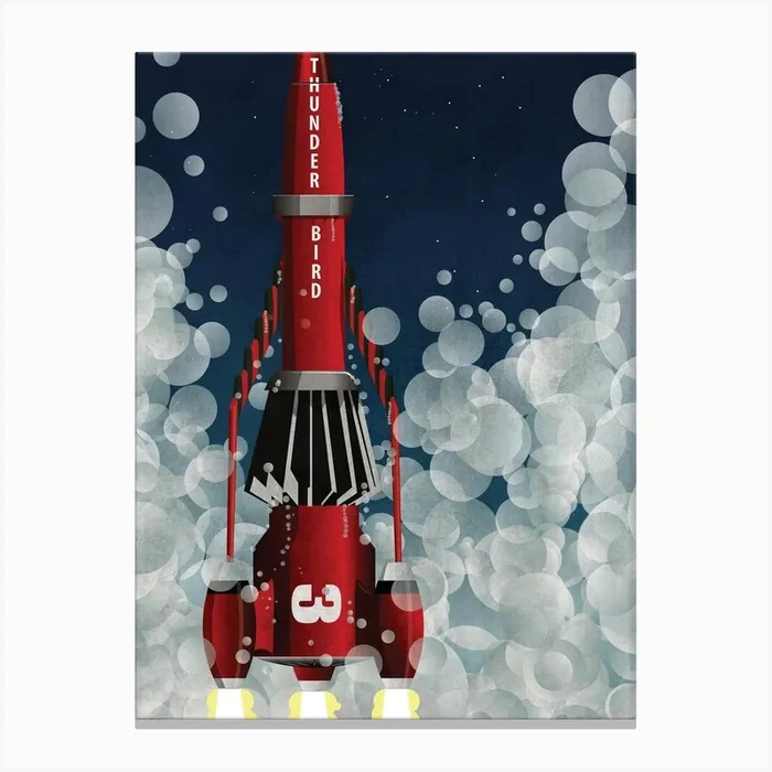 Thunderbird 3 Canvas Print by Wyatt 9
