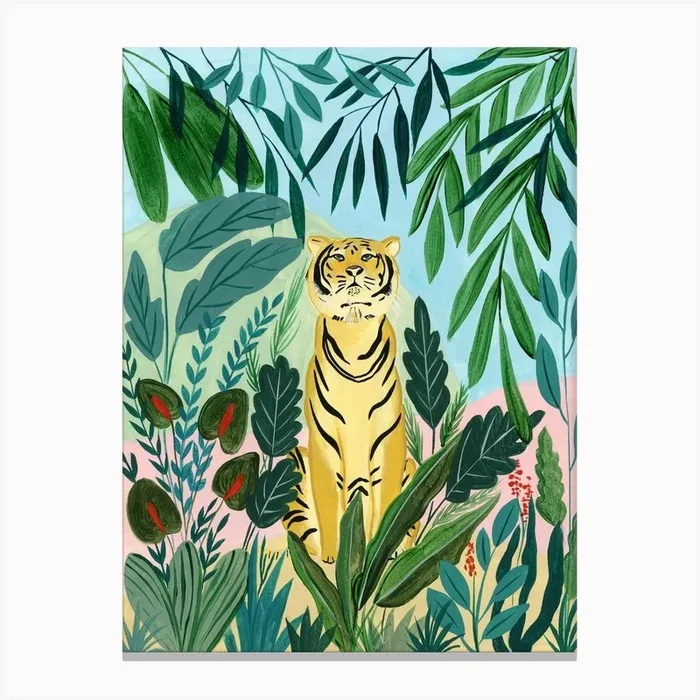 Tigress Canvas Print by Nabeela Rumi