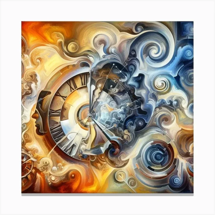 Time & Transformation in Motion Canvas PrintR by RedInSearchoftheTruth