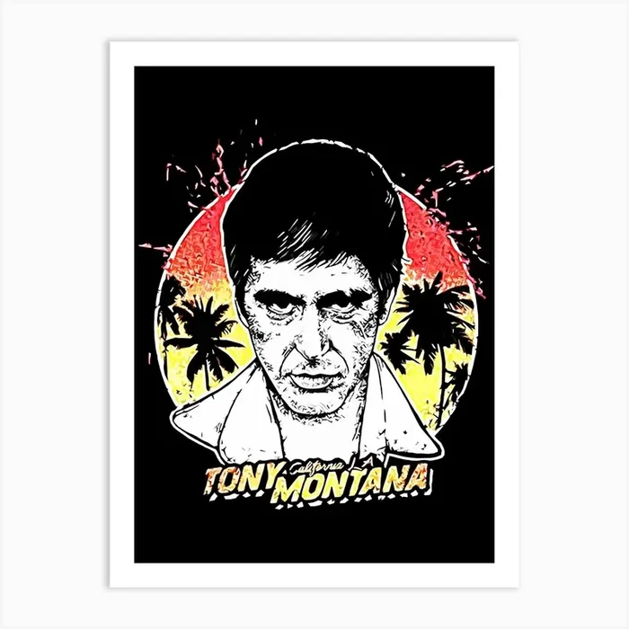 Tony Montana Art Print by ontoseno