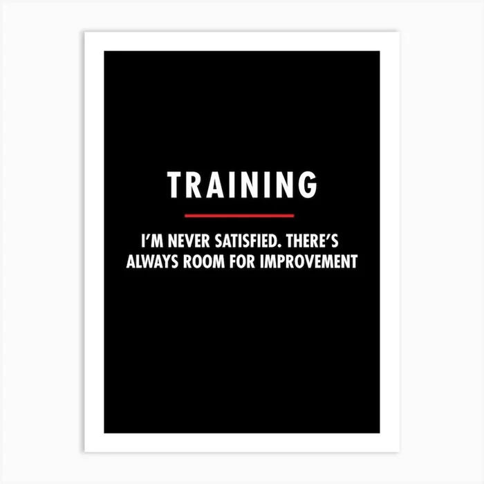 Training for life Art Print by Scandinavian Design