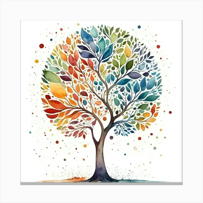 Tree Of Life 96 Canvas Print by Art shop