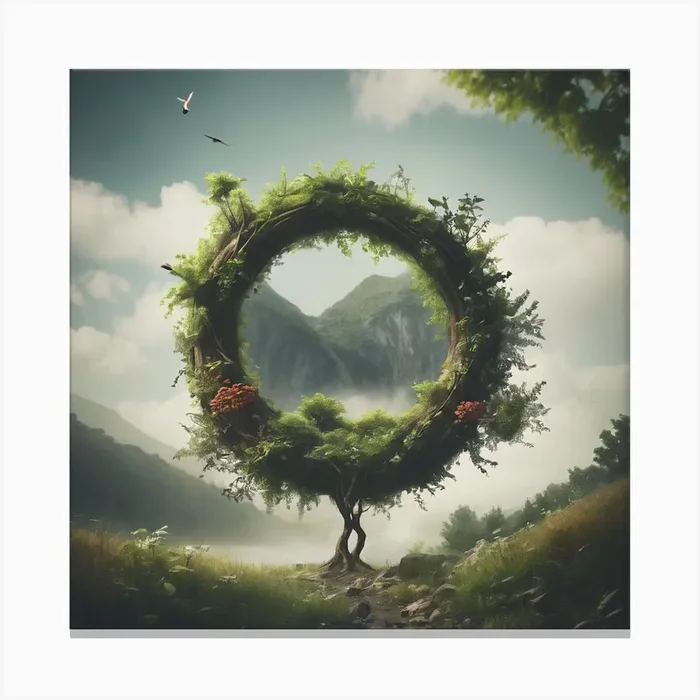 Tree Of Life Canvas PrintB by blush