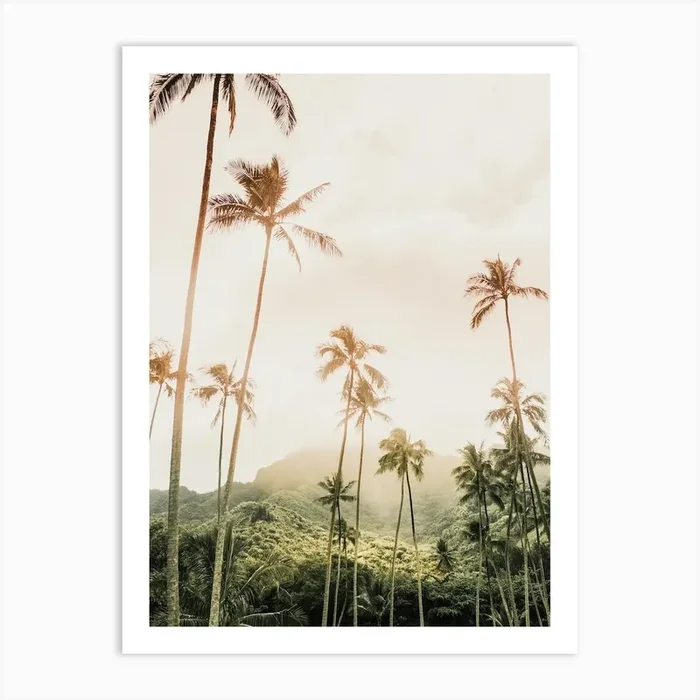 Tropical Sunrise Art Print by Indio Page