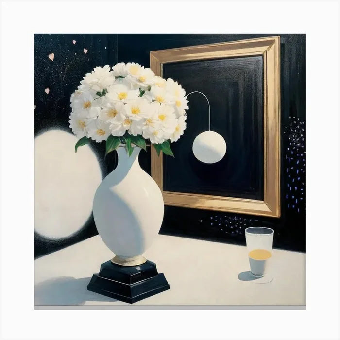 Vase Of Flowers Canvas PrintO by oneroad