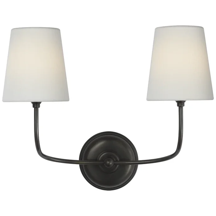 Vendome 16 ” Cordless Double Sconce