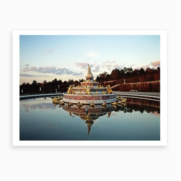 Versailles Fountain Art Print by MY MEMORY IS SHOT