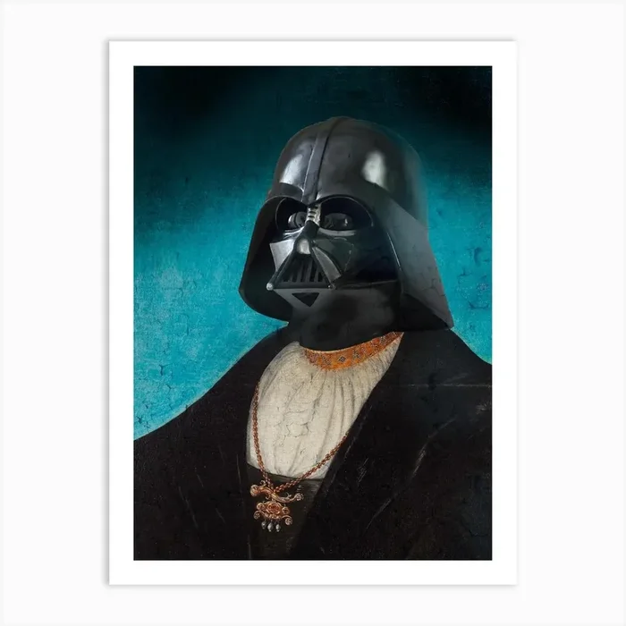 Vintage Sir Vader Art Print by 2ToastDesign