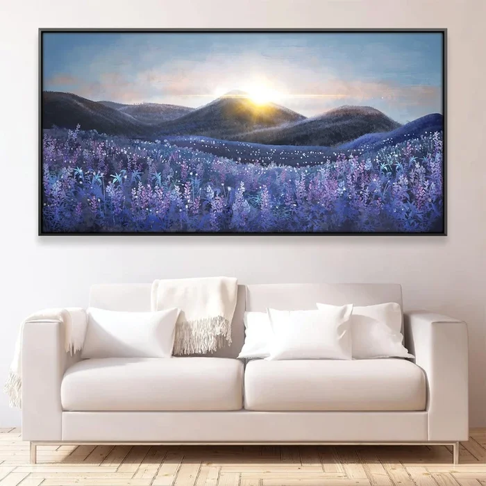 Violet Horizon Canvas