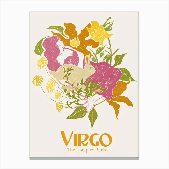 Virgo Canvas Print by Jenny Liz Rome