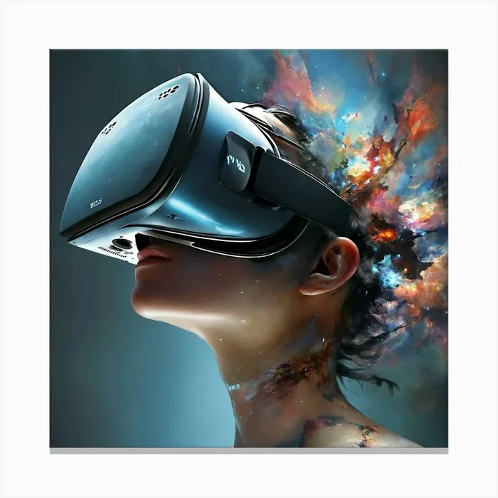 Virtual Reality (3) Canvas Print by Ethel