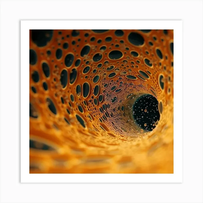 Water Bubbles In A Tube Art Print by ThatWorksMedia