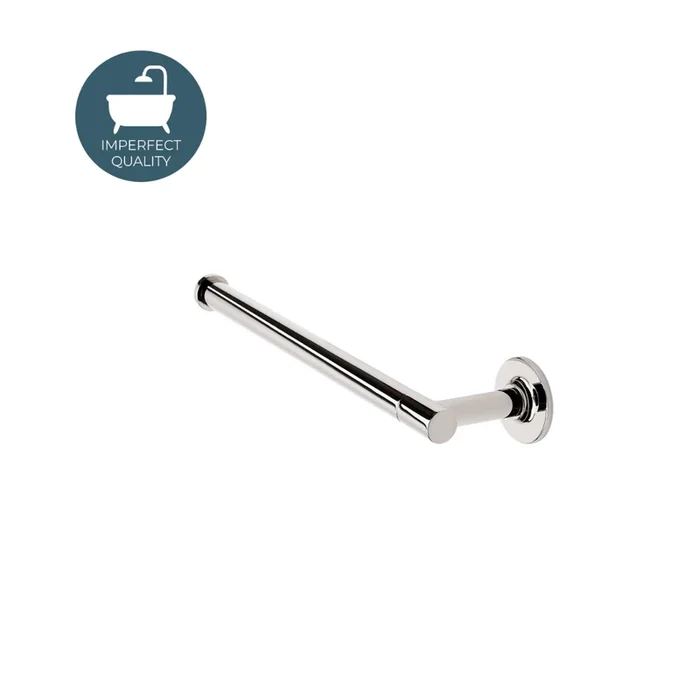 Waterworks Bond 10 ” Guest Towel Bar in Nickel