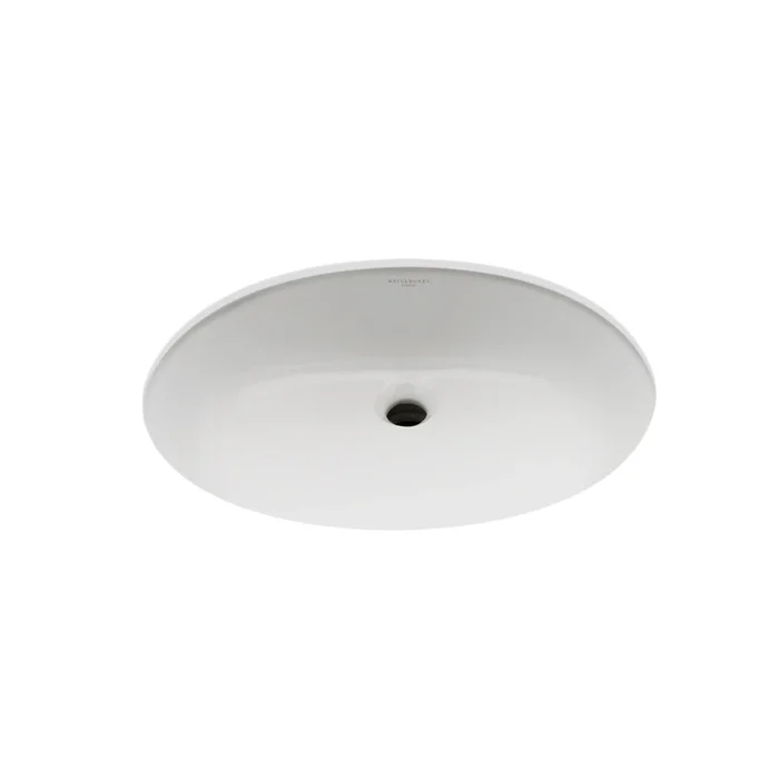 Waterworks Clara Undermount Oval Vitreous China Single Glazed Lavatory Sink 18 1/4 ” x 12 3/4 ” x 7 1/4 “