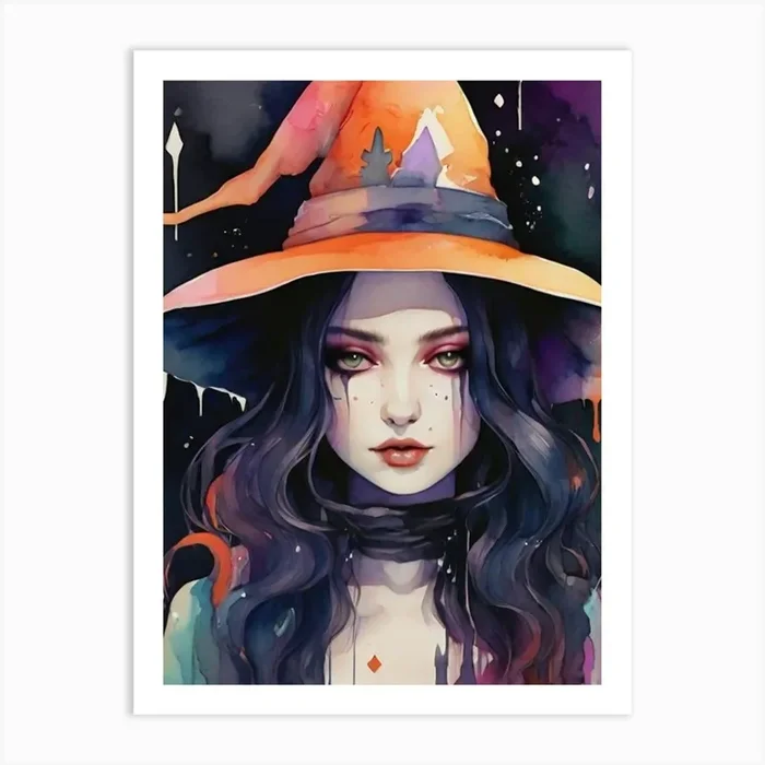 When Life Gives You Witches Art PrintL by LuciaGeorge