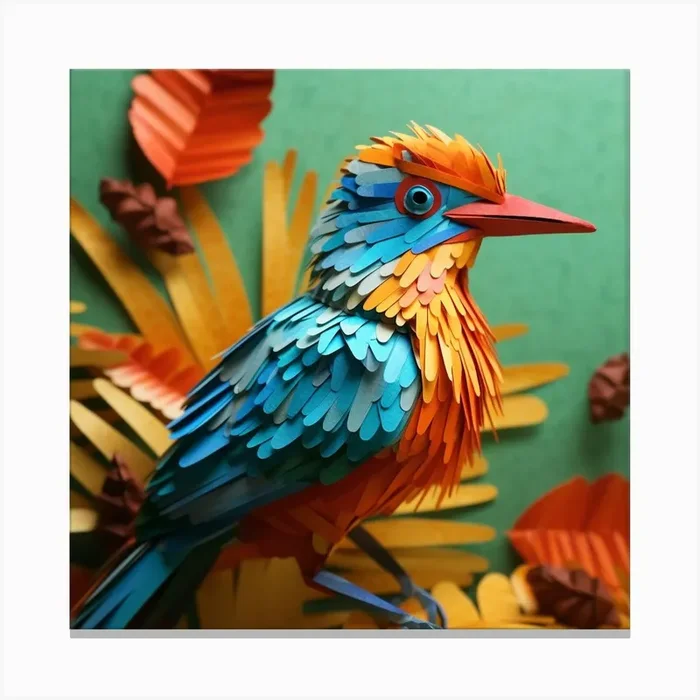 Wild Bird8 Canvas PrintMA by Marwa ai art