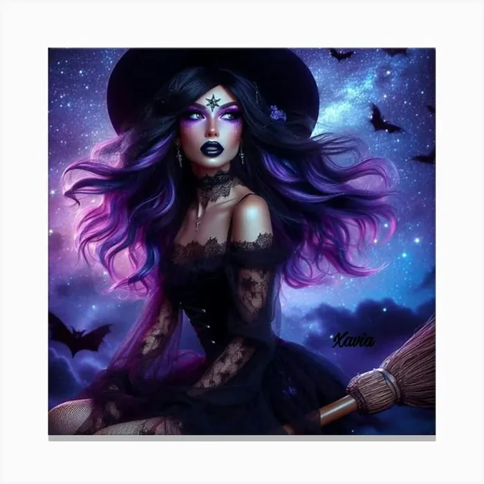 Witches Canvas PrintVV by Vibrant Visions