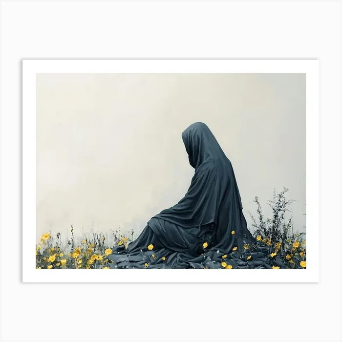 Woman In A Cloak 1 Art Print by ThatWorksMedia