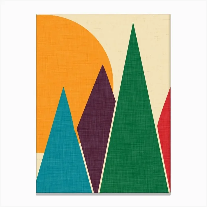 Wondering Solar Mountain Canvas Print by Susana Costa