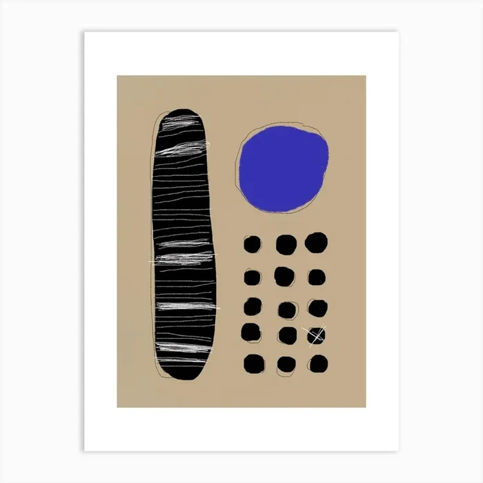 Work Art Print by Estelle Graf