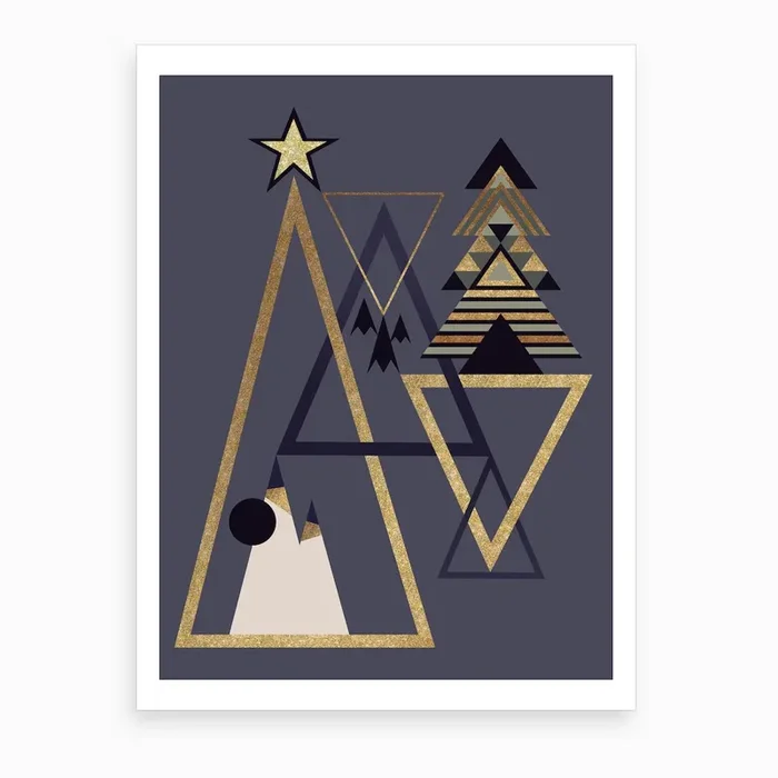 Xmas Abstract II Art Print by Sabrina Ziegenhorn