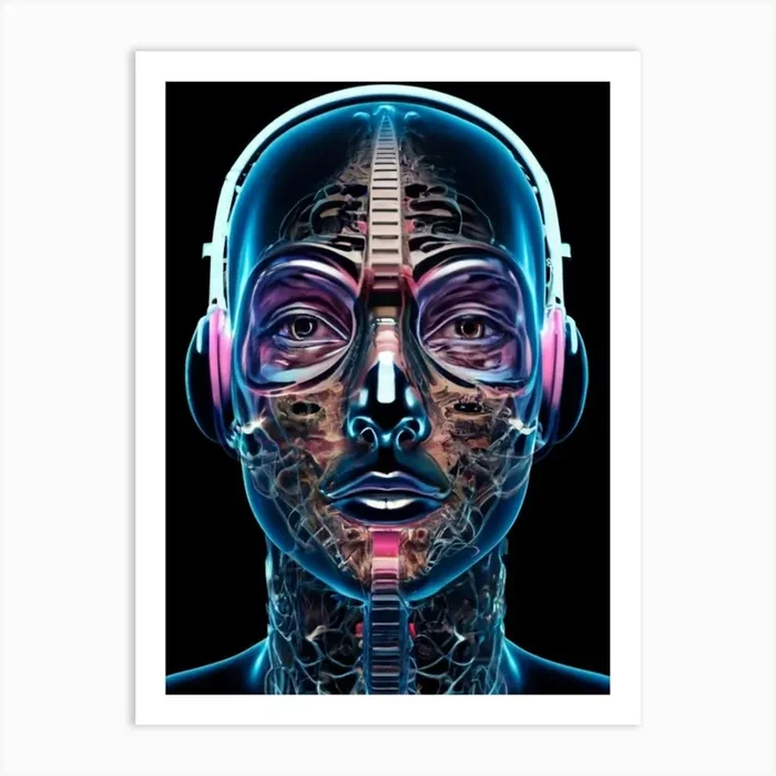 Xray dj 2 Art Print by FOX & JAY