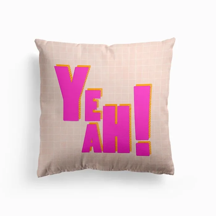 Yeah Cushion by showmemars