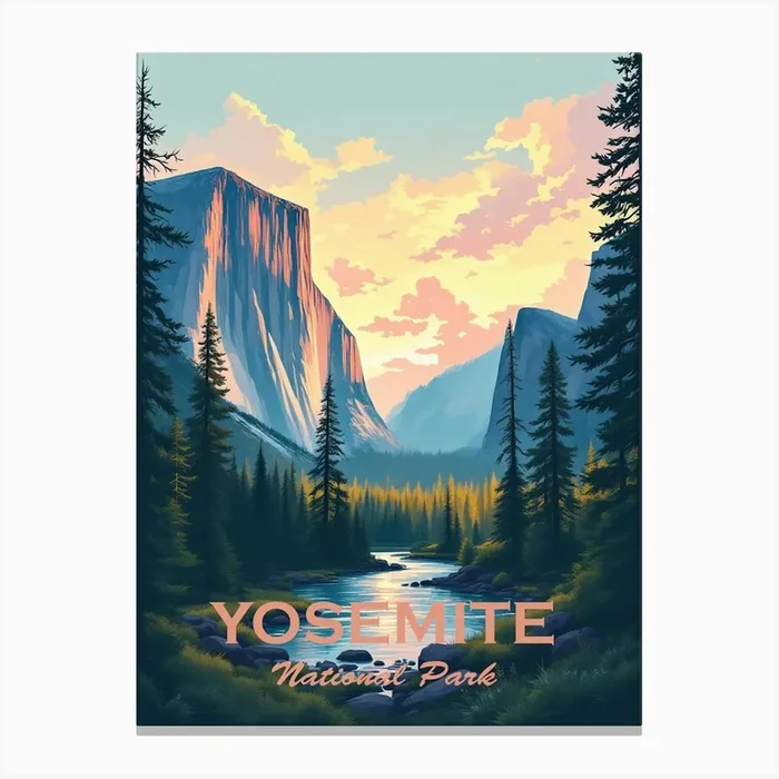 Yosemite National Park 7 Canvas Print by Mihir Mojumdar