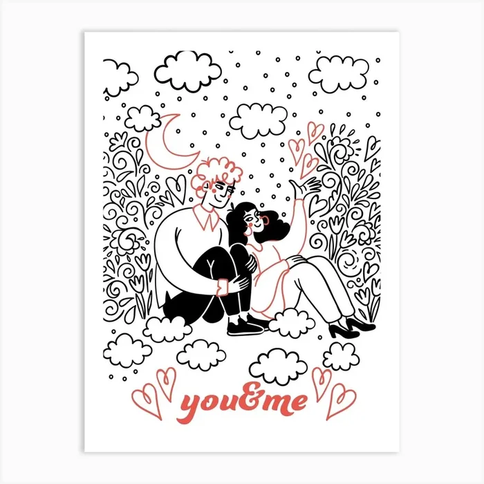 You And Me Art Print by marybazar