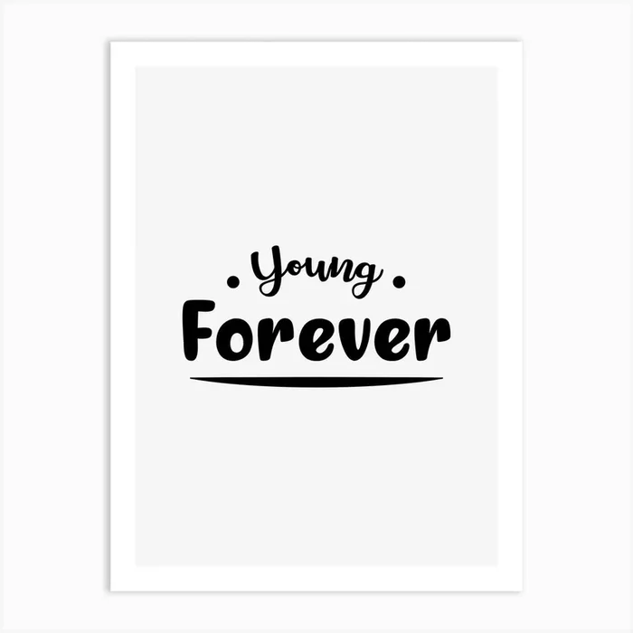 Young Forever Art PrintAU by Arafat Uddin