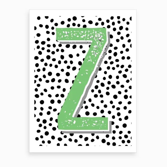 Z Art Print by The 13 Prints