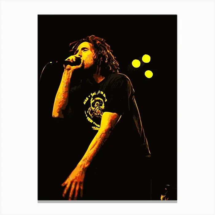 Zack de la Rocha Rage Against The Machine 1 Canvas Print by music soul
