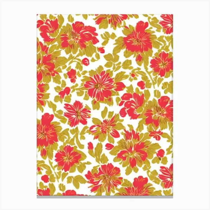Zantedeschia Floral Print Warm Tones 1 Flower Canvas PrintPP by Petal Palette