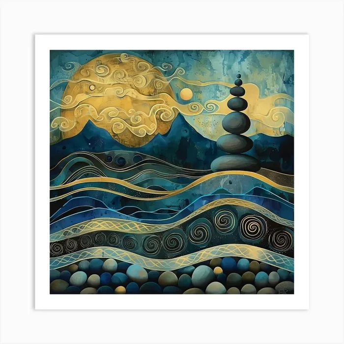 Zen 007 Art Print by Amanda Moore