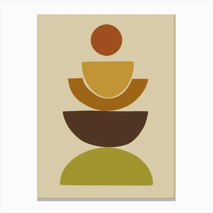 Zen Buddha Canvas Print by BestArt
