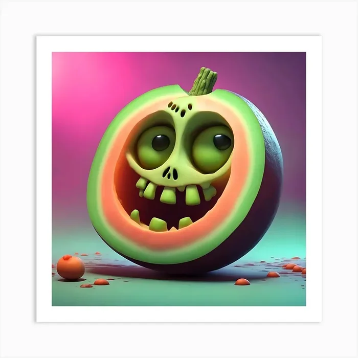 ZoMelon Art Print by J & D GraphicVerse